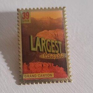 USPS 2006 Grand Canyon Vintage Postage Stamp Lapel Pin